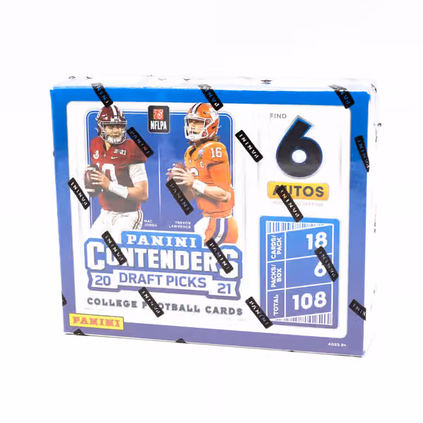 2021 Panini Contenders Draft Picks Football Hobby Box NCAA view 1