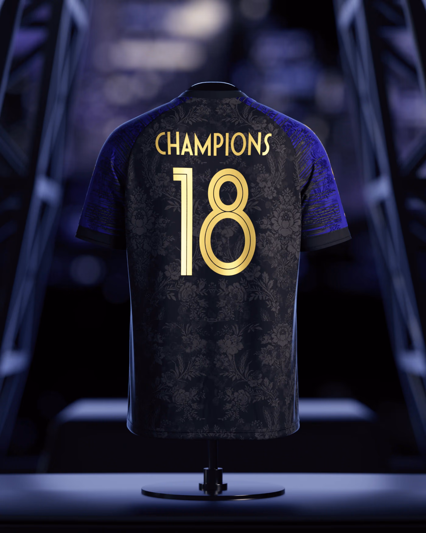 Jersevo Custom Personalized France 2018 Champions Jersey back view