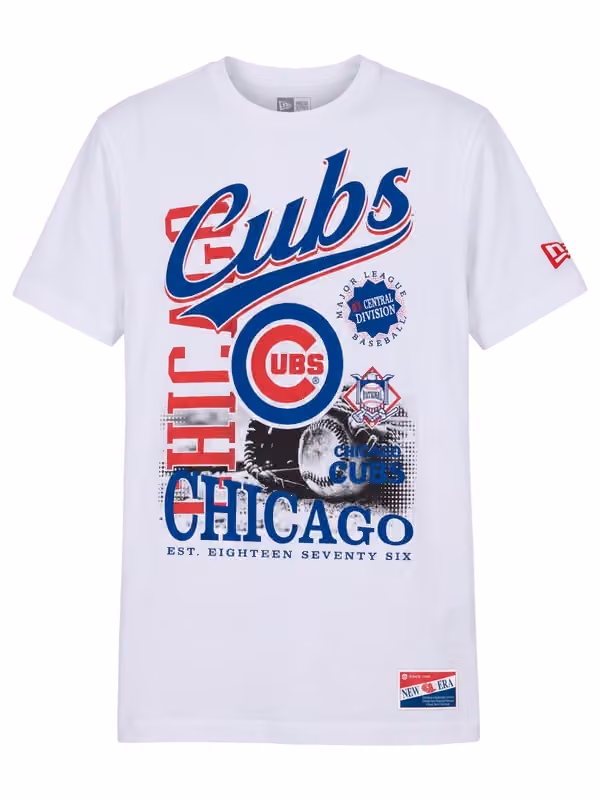 Chicago Cubs Division Oversized MLB T-Shirt White view 1
