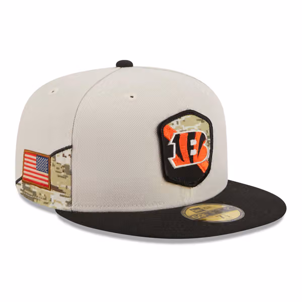 Cincinnati Bengals 2023 NFL Salute to Service New Era 59FIFTY Fitted Cap product photo
