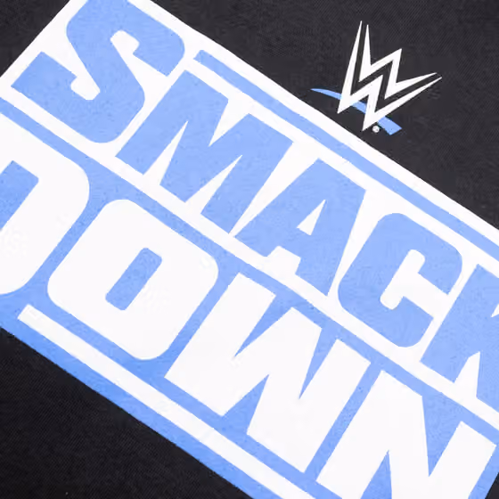 SmackDown Logo WWE Hoodie Black view 3