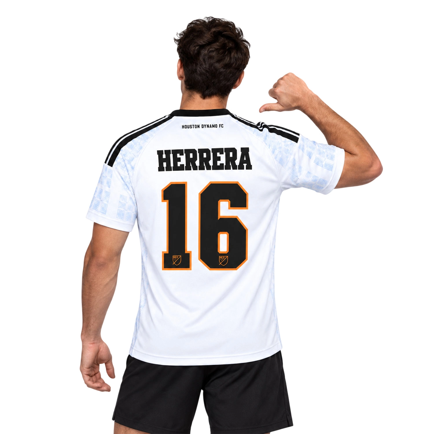 Hector Herrera Houston Dynamo Jersey Dynamic White Style