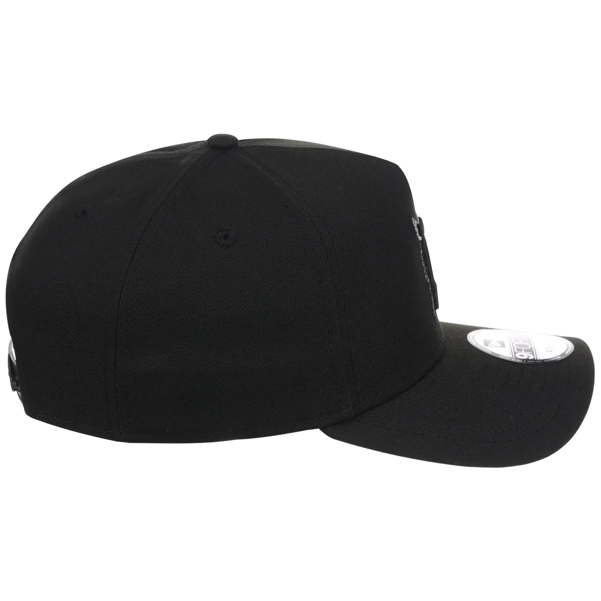 Detroit Tigers MLB Black x Pewter FASHION CORE New Era 9FORTY A-Frame detail view