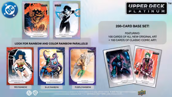2026 Upper Deck DC Platinum Hobby Box view 2