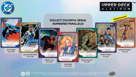 2026 Upper Deck DC Platinum Hobby Box view 3