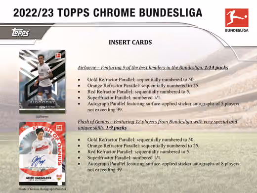 2022/23 Topps Chrome Bundesliga Soccer Hobby Pack view 4