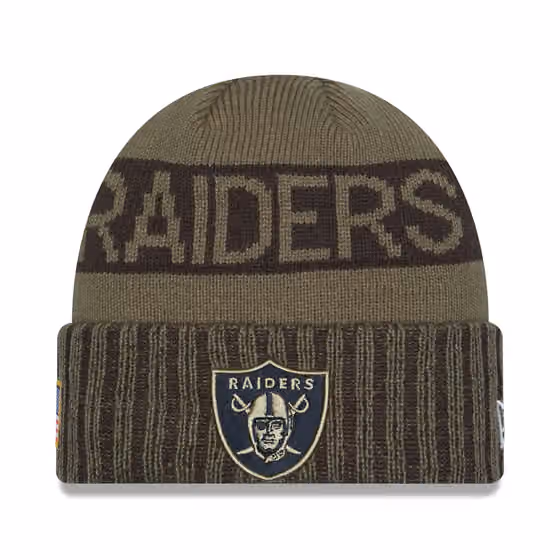 Las Vegas Raiders 2025 NFL Salute to Service New Era Sport Knit product photo