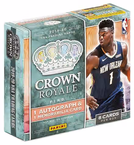 2019/20 Panini Crown Royale Basketball Hobby Box NBA view 1