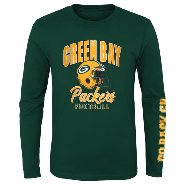 Green Bay Packers Game Day 3-in-1 Combo NFL Shirt (YOUTH) view 3