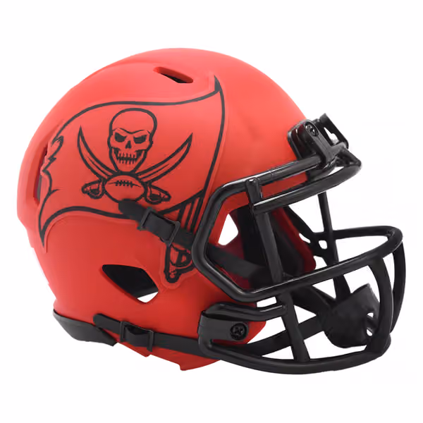 Tampa Bay Buccaneers Rave Alternate NFL Speed Mini Helmet Red view 1