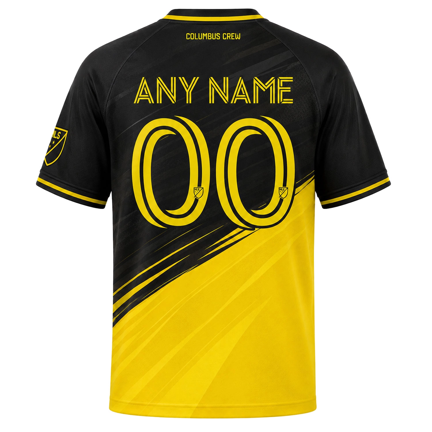 Columbus Crew Custom Soccer Jersey – Bold Gold Fade