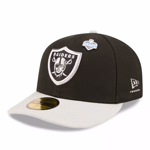 Las Vegas Raiders 2026 NFL Draft Pre-Curved 59FIFTY Fitted Cap product photo