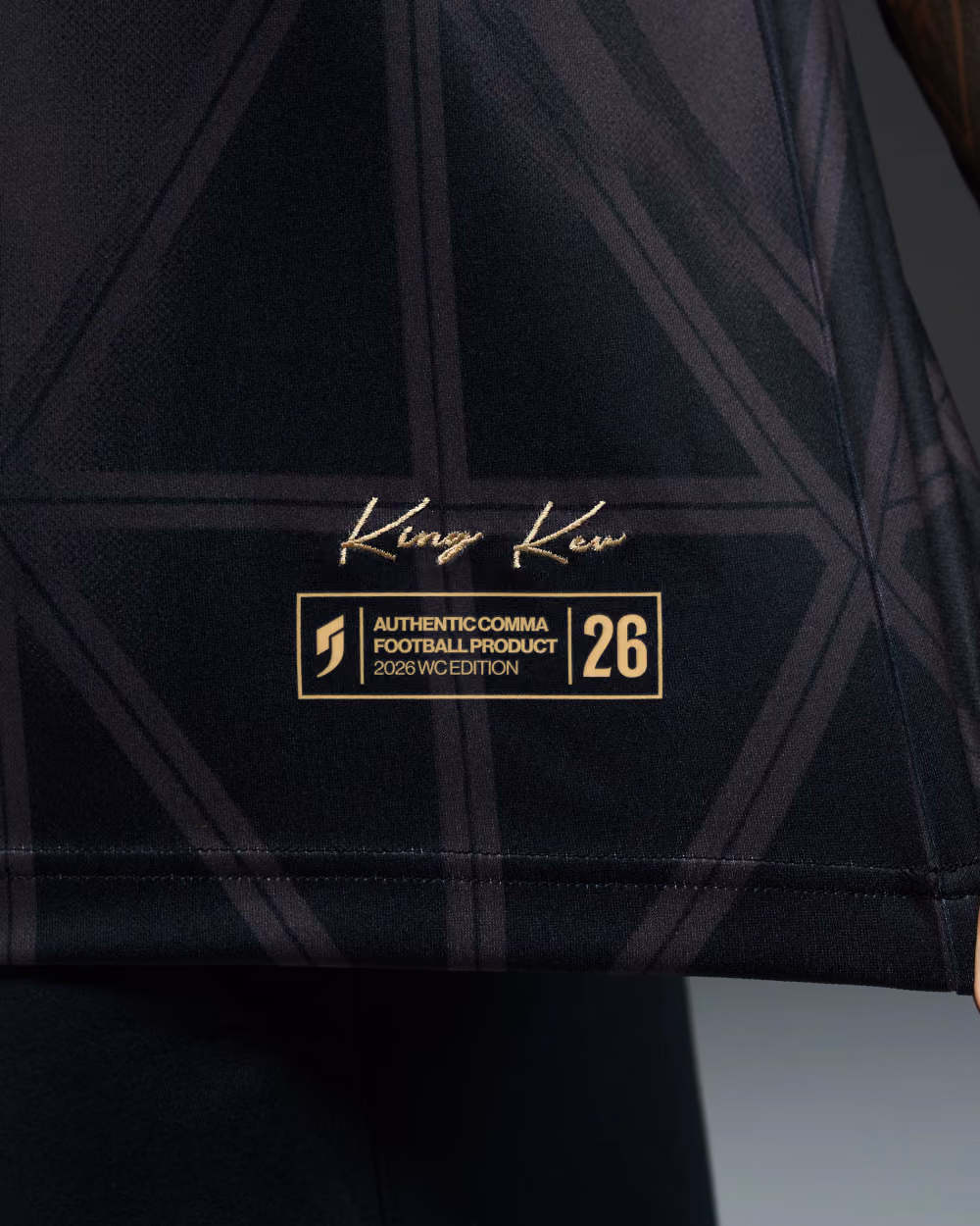 Jersevo Custom Personalized King Kev Heritage Jersey (2026WC Edition) detail view 6