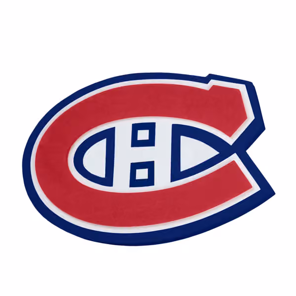 Montreal Canadiens NHL 3D Foam Logo Wall Sign view 1