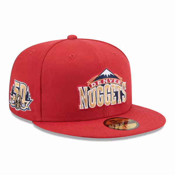 Denver Nuggets 1993-2002 Hardwood Classics 59FIFTY Fitted Cap Red product photo