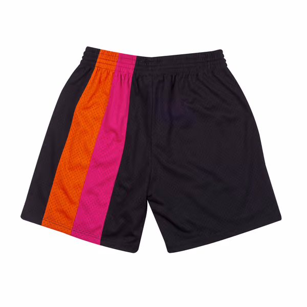 Miami Heat 2005-06 Mitchell & Ness Swingman NBA Shorts Alternate Black view 2