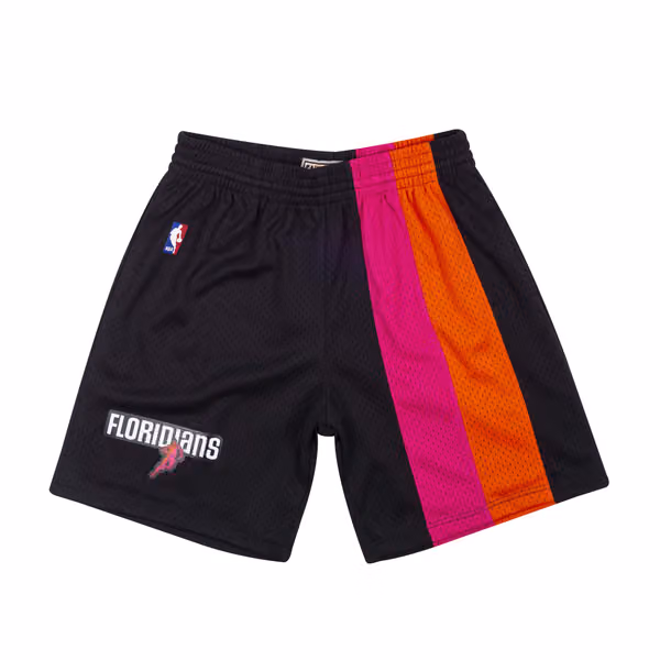 Miami Heat 2005-06 Mitchell & Ness Swingman NBA Shorts Alternate Black view 1