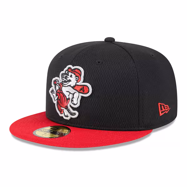 Arkansas Travelers MiLB Batting Practice Authentic 59FIFTY Fitted Cap Black product photo