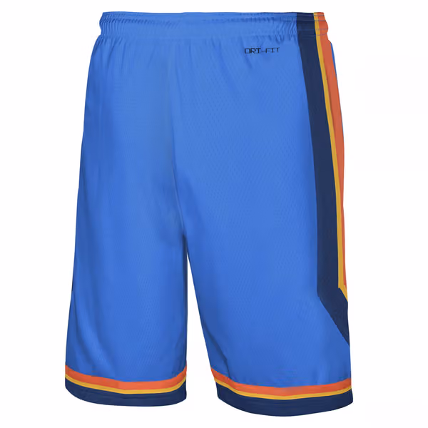 Oklahoma City Thunder Icon Swingman NBA Shorts Blue (YOUTH) view 2