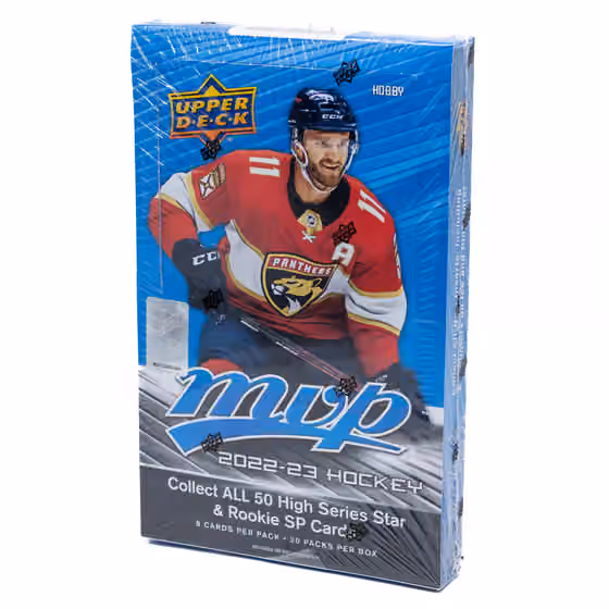 2022/23 Upper Deck MVP Hockey NHL Hobby Box view 1
