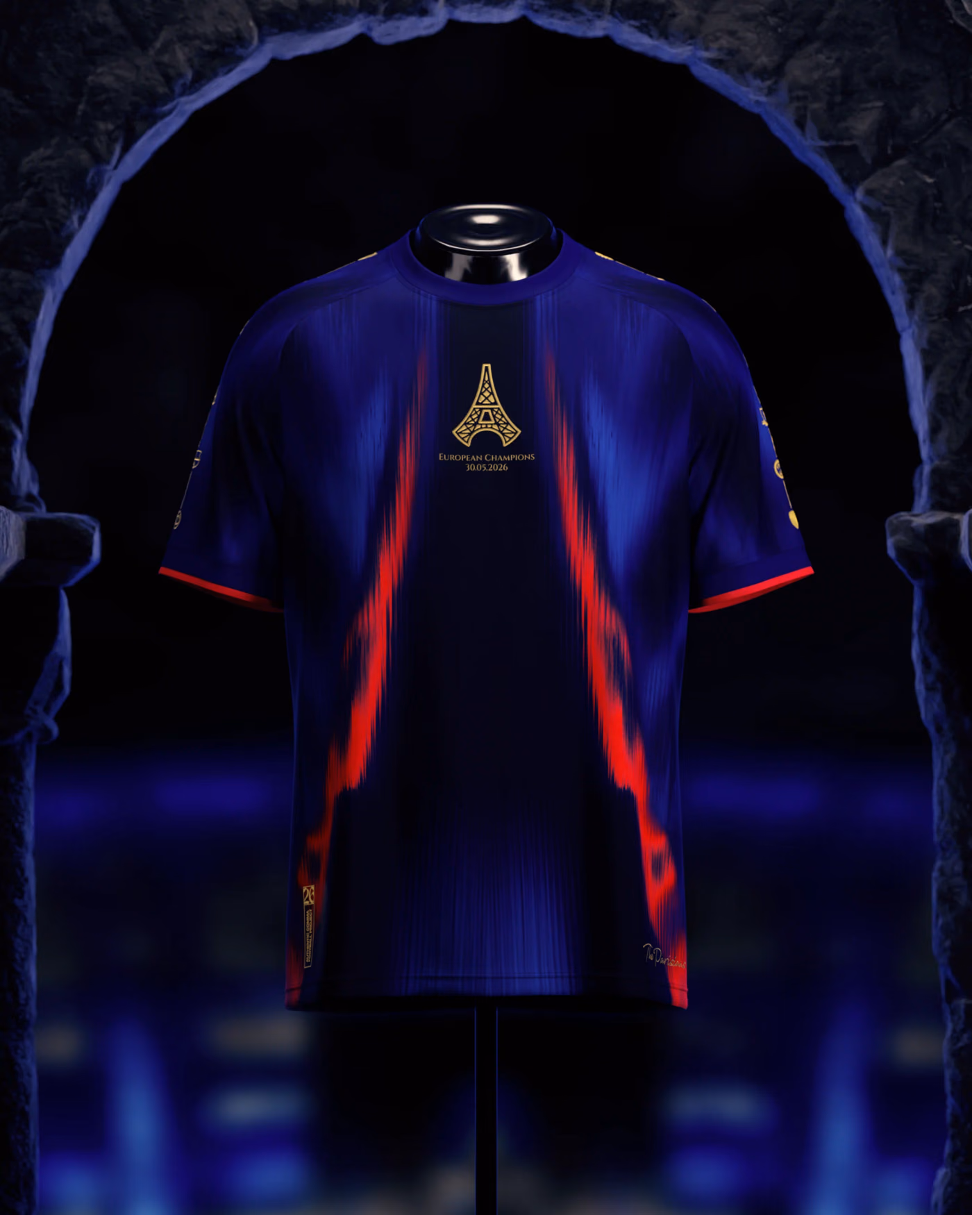 Jersevo Custom Personalized The Parisians (2026 European Champions) Jersey front view