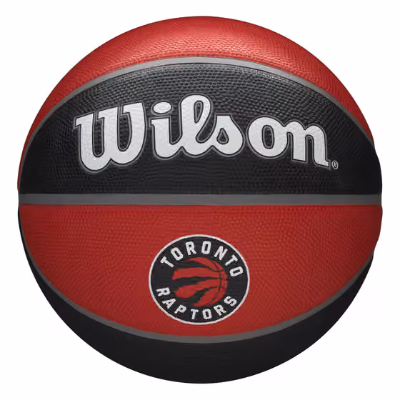 Toronto Raptors Team Tribute Wilson NBA Basketball (Size 7) view 1