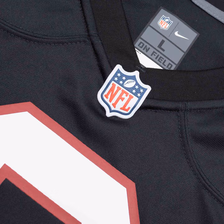 Kyle Pitts #8 Atlanta Falcons Game NFL Jersey Alternate Throwback Black view 5