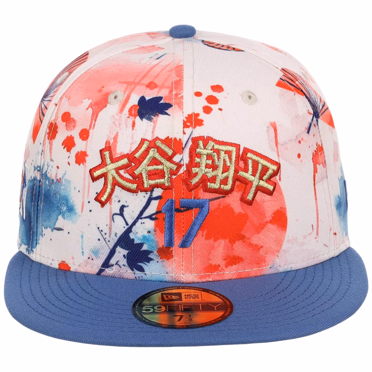 Los Angeles Dodgers Pacific Canvas New Era 59FIFTY (Multi/Royal) detail view