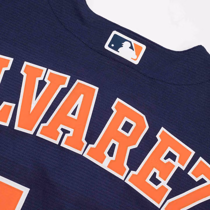 Yordan Alvarez #44 Houston Astros Nike MLB Jersey Navy view 4