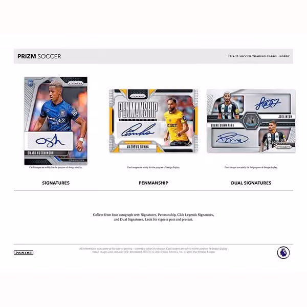 2024/25 Panini Prizm Premier League Soccer EPL Hobby Box view 5