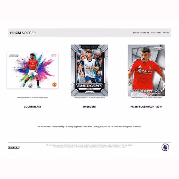 2024/25 Panini Prizm Premier League Soccer EPL Hobby Box view 4