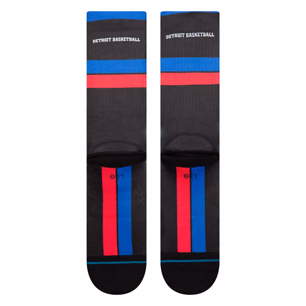 Detroit Pistons 2025-26 NBA Statement Edition Crew Socks view 3