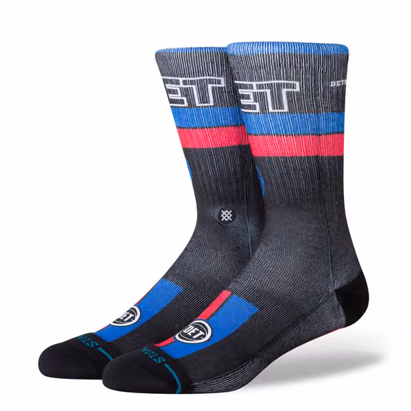 Detroit Pistons 2025-26 NBA Statement Edition Crew Socks view 1