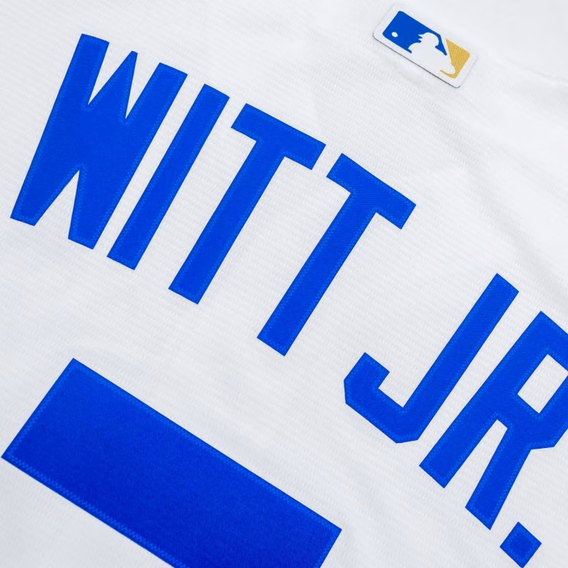 Bobby Witt Jr. #7 Kansas City Royals Nike MLB Jersey White view 4