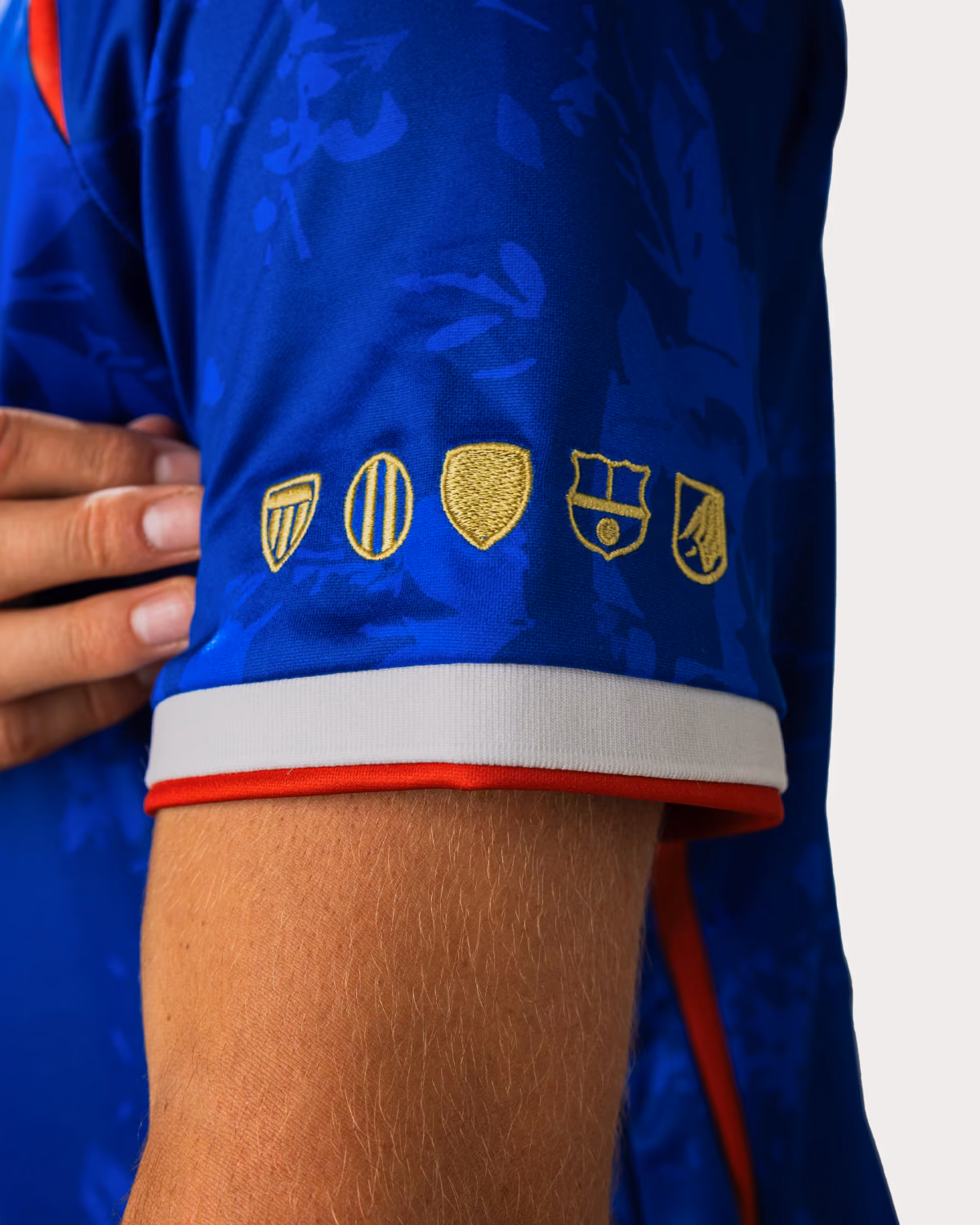 Jersevo Custom Personalized Titi Jersey left sleeve detail