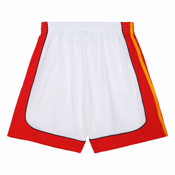 Miami Heat 2005-06 Mitchell & Ness Swingman NBA Shorts White view 2