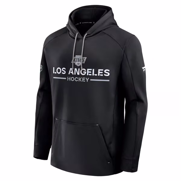 Los Angeles Kings 2025/26 Authentic Pro Rink Tech NHL Hoodie Black view 1