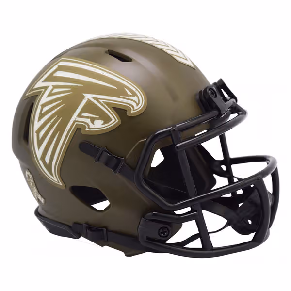 Atlanta Falcons 2022 Salute to Service NFL Speed Mini Helmet view 1