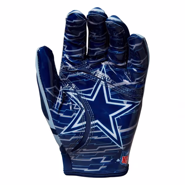 Dallas Cowboys Wilson Stretch-Fit NFL Receivers Gloves view 3