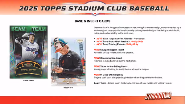 2025 Topps Stadium Club Baseball MLB Hobby Box view 4