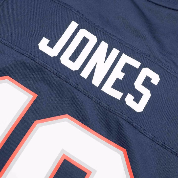 Mac Jones #10 New England Patriots Nike Game NFL Jersey Navy (WOMEN'S) view 4