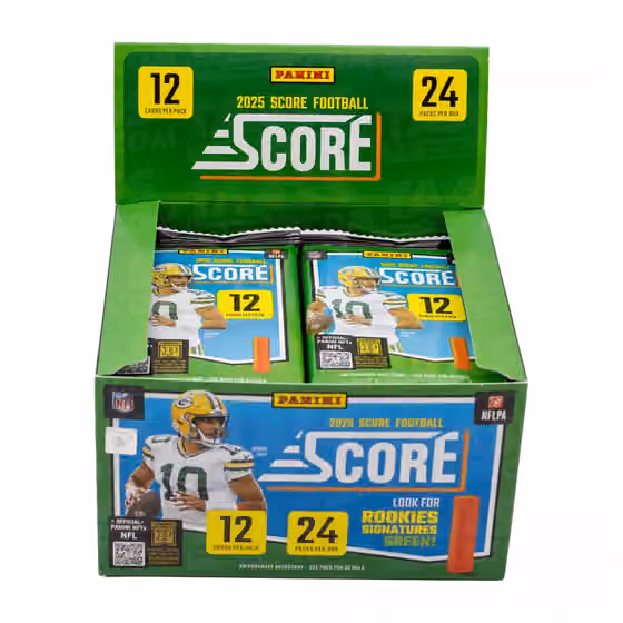 2025 Panini Score Football NFL Retail Box view 6