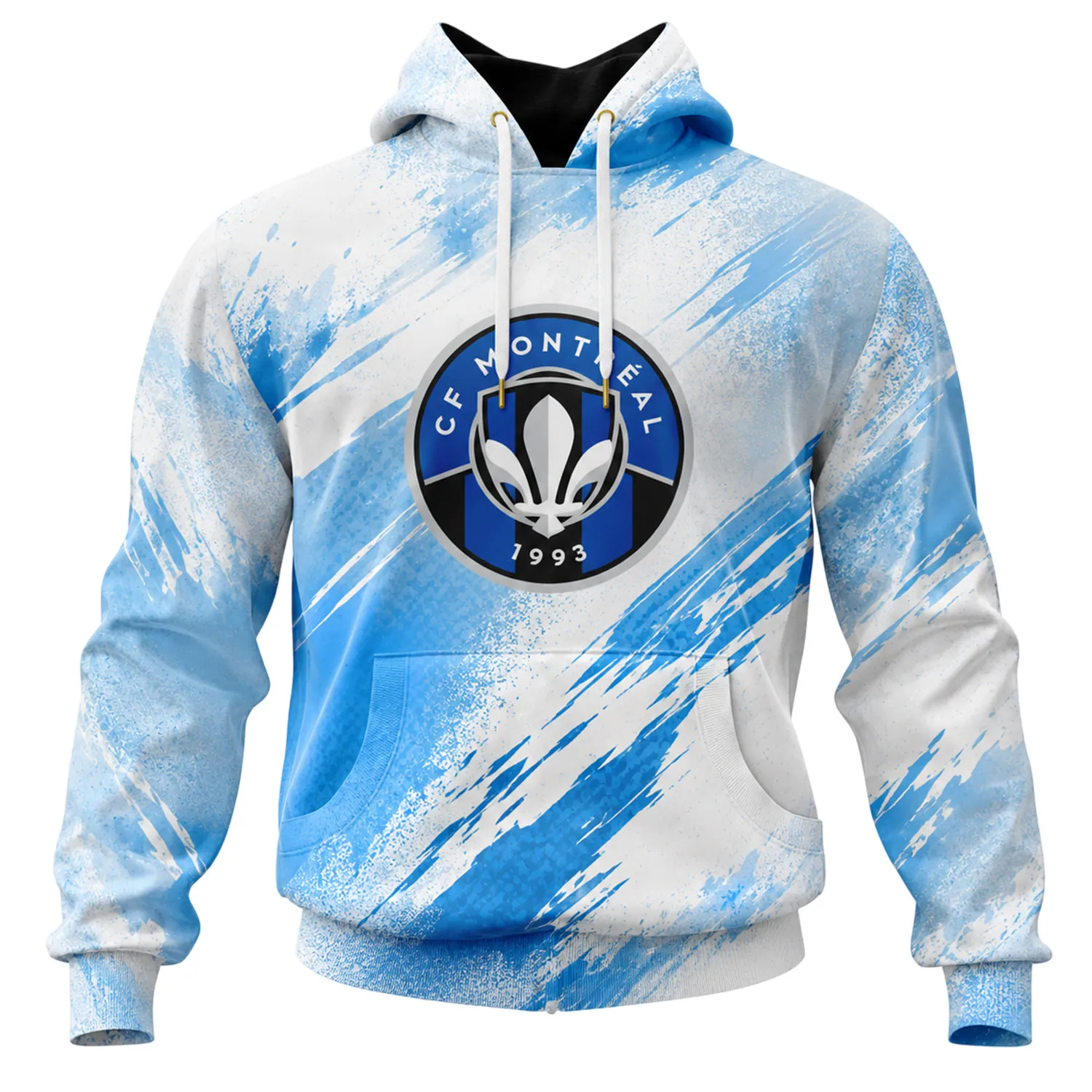Custom CF Montreal Pullover Blue Hoodie – Unique Fan Design