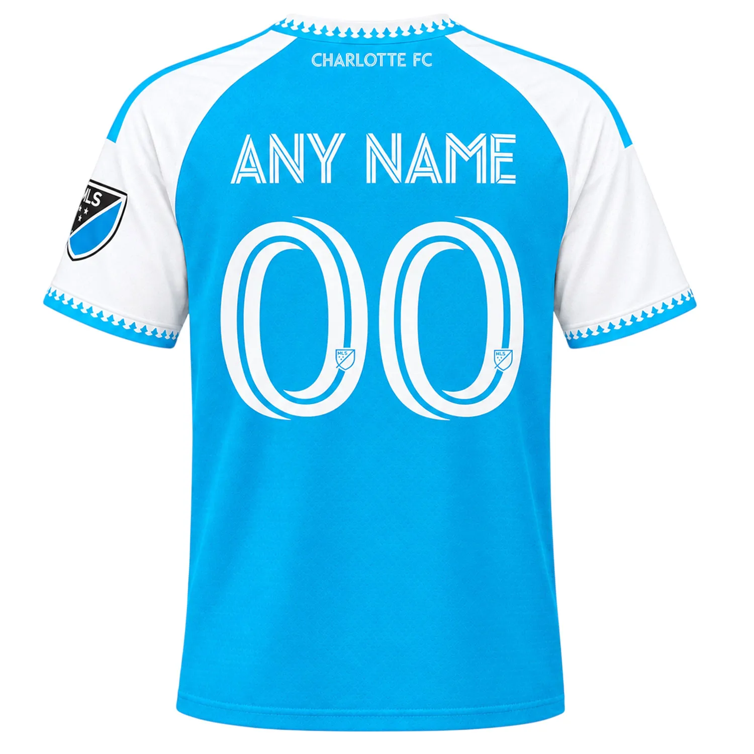 Kids Charlotte FC Blue Jersey Custom Player Vibrant Gift