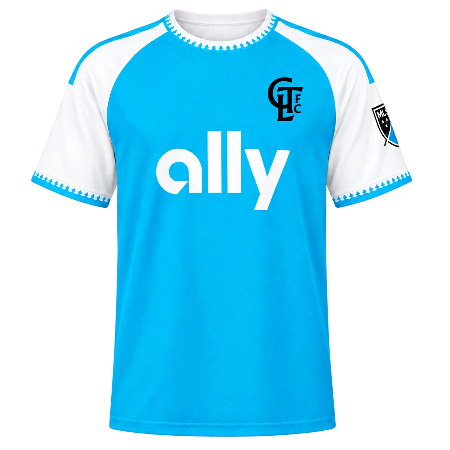 Kids Charlotte FC Blue Jersey Custom Player Vibrant Gift