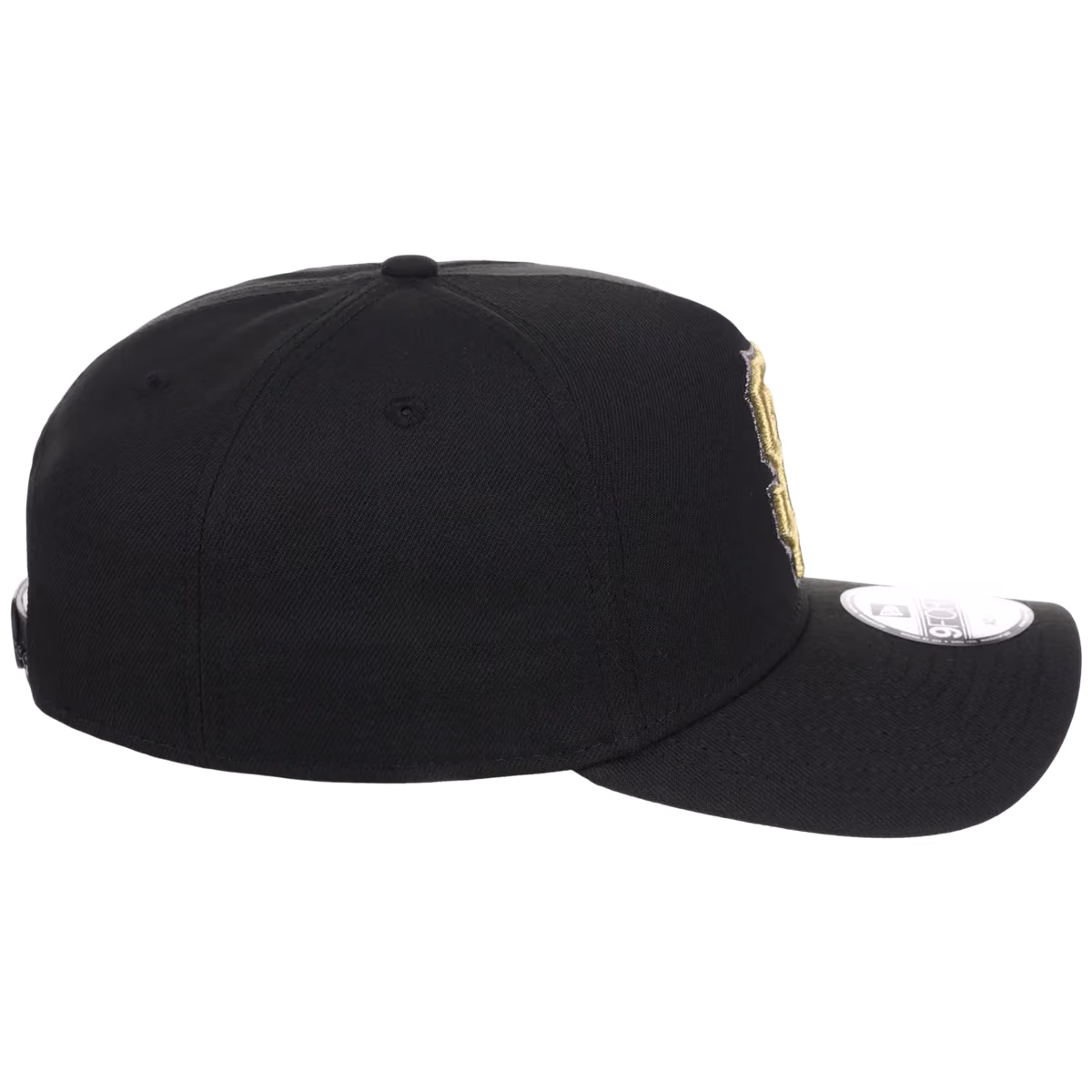 San Francisco Giants MLB Black x Gold FASHION CORE New Era 9FORTY A-Frame detail view