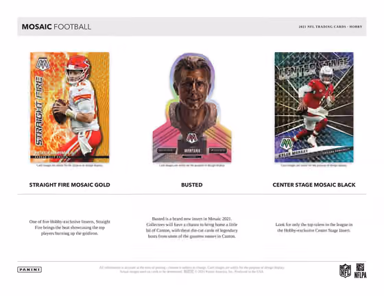 2021 Panini Mosaic Football Hobby Box NFL view 4