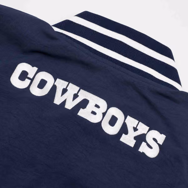 Dallas Cowboys NFL Sideline Nike Coach Bomber Jacket view 5