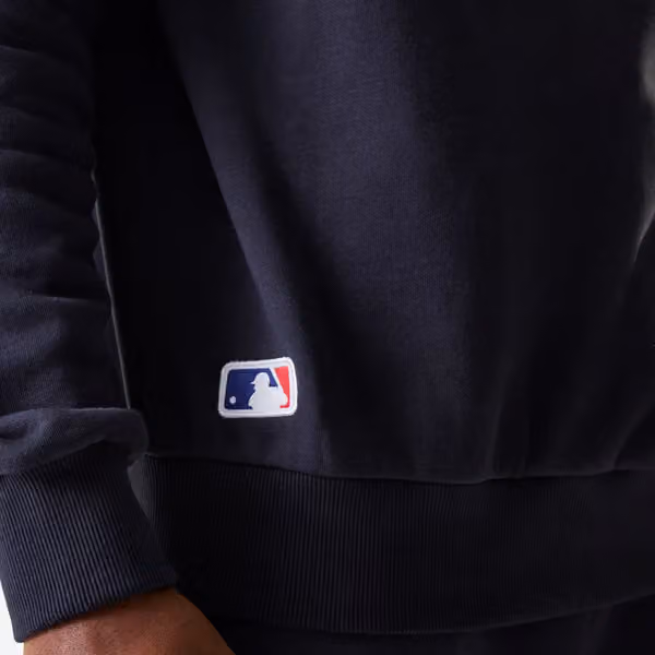 New York Yankees Small Logo Crewneck MLB Sweatshirt Navy view 5