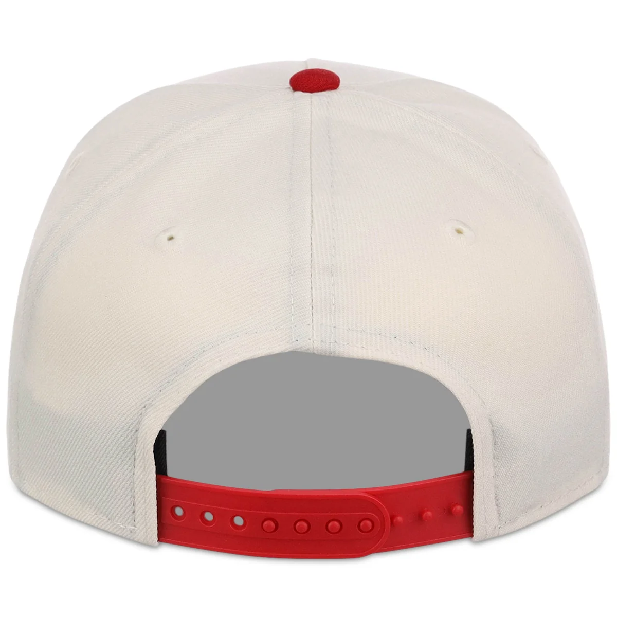 Los Angeles Dodgers MLB Chrome x Red FASHION CORE New Era 9FORTY A-Frame detail view